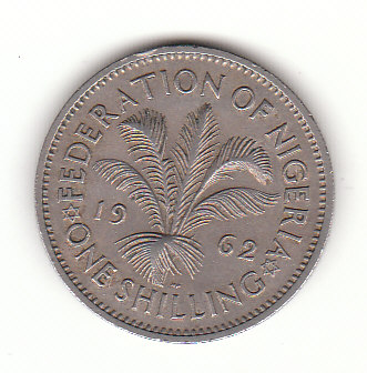  1 Shilling Nigeria 1962 (F919)   