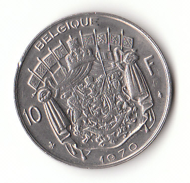 10 Francs Belgique 1970 ( G415 )