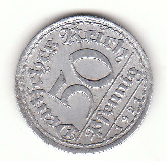 50 Pfennig Deutsches Reich 1921 A (G418)