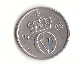  10 Ore Norwegen 1986  (G420)   