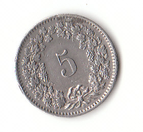  5 Rappen  Schweiz 1962 (G422)   