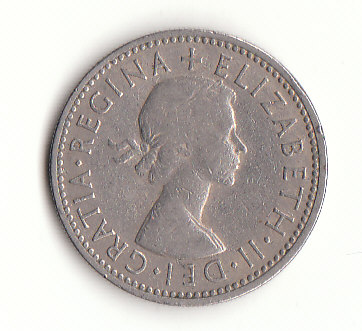  1 Shilling  Großbritannien 1963(G423)   