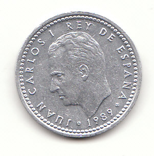 1 Peseta 1989 Alu ( G428 )