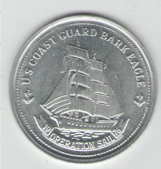 Medaille auf das 100 jährige Bestehen der US Coast Guard Academy(k134)