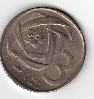 Tschechoslowakei  3 Kronen 1966 