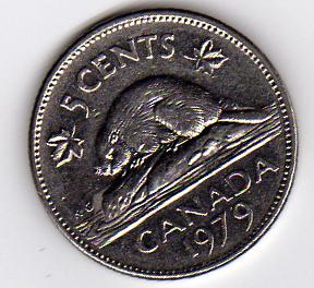 Kanada  5 Cents 1979 