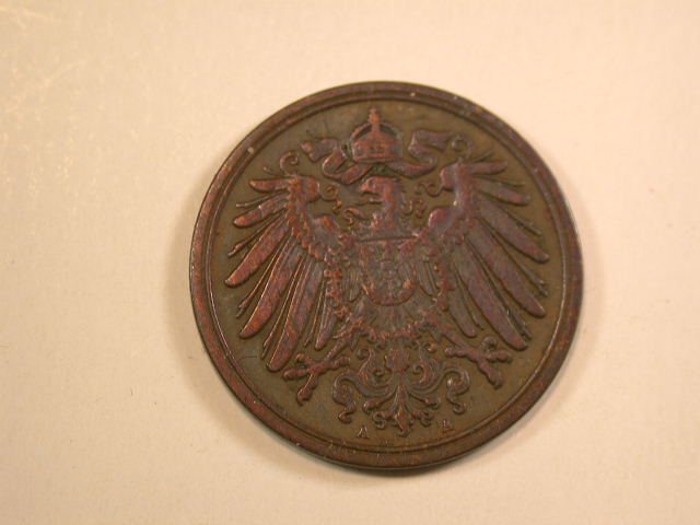  13007  KR 1 Pfennig  1899 A in sehr schön   