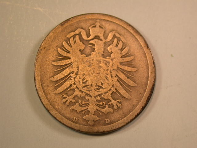  13007  KR 2 Pfennig  1875 D in schön   