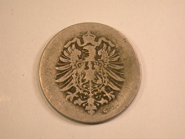  13007  KR 5 Pfennig  1874 G in schön R   
