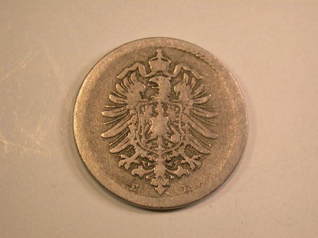  13007  KR 5 Pfennig  1876 E in schön   