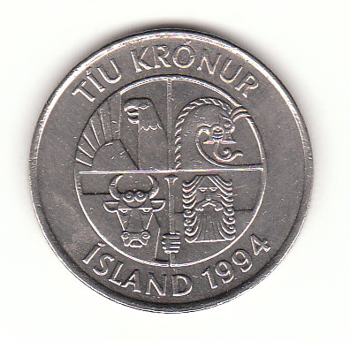  10 Kronur Island 1994 (G444L)   