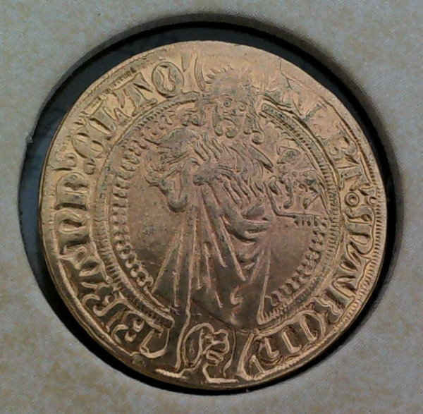  Replik zu Goldgulden Brandenburg Schwabach Albrecht Achilles   