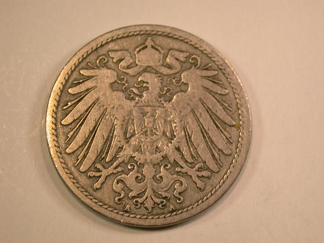  13009 KR  10 Pfennig  1890 A  in s-ss   