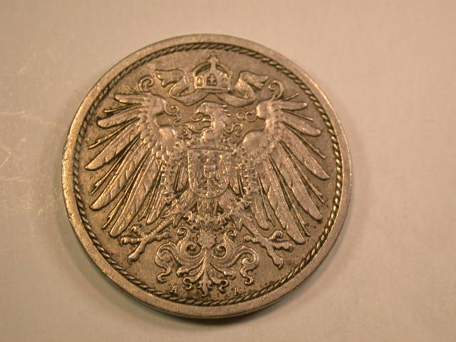  13009 KR  10 Pfennig  1914 A  in ss-vz   