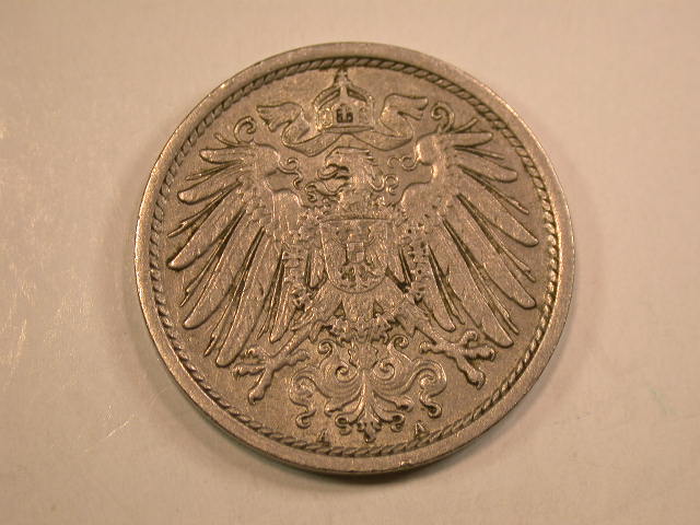  13009 KR  10 Pfennig  1915 A  in ss-vz   