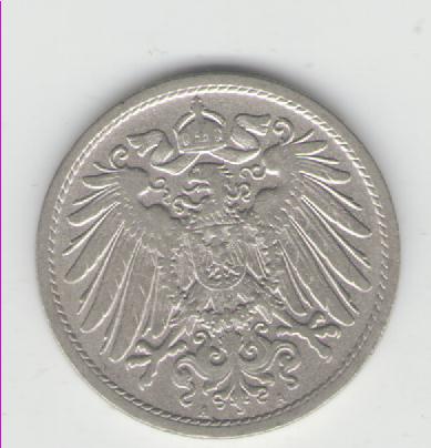  10 Pfennig Deutsches Reich 1905 A(Kaiserzeit)(k163)   