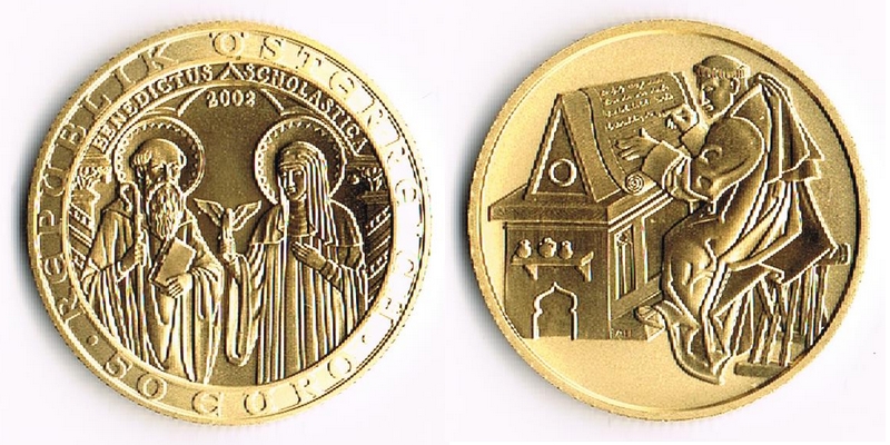 Österreich MM- Frankfurt Feingewicht: 10g Gold 50 EURO (Gedenkmünze) 2002 PP