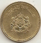 Marokko, 10 Centim, 1987, König Hassan II ., AH 1381-1420.