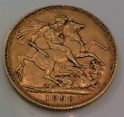  Großbritannien Sovereign Victoria 1898 GOLD   