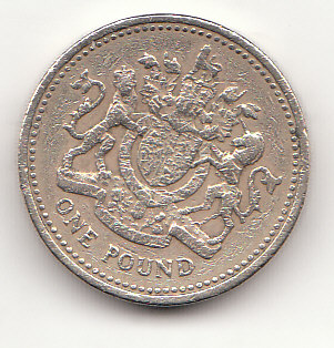  1 Pound Großbritannien 1993 (G440)   