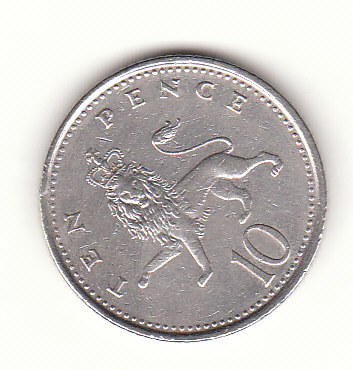 10 Pence Großbritannien 1992 (G463)