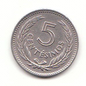  5 Centesimos Uruguay 1953 (G480)   