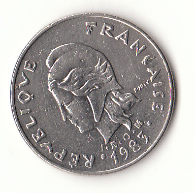  20 francs Neu Kaledonien 1983 (G492)   