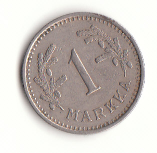  1 Markka Finnland 1939 (F141)   