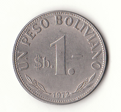 1 Peso Bolivien 1972(G176)