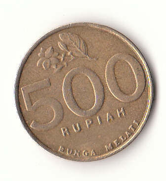  500 Rupiah Indonesien 2003 (F997)   