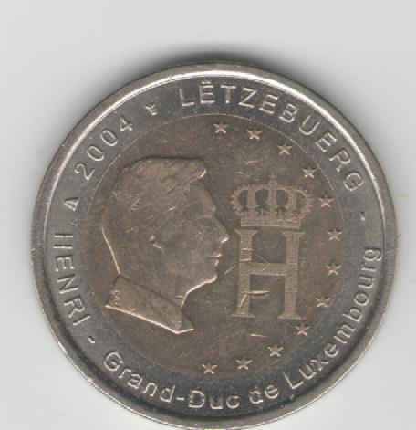 2 Euro Münze Luxemburg 2004 (Grossherzog)