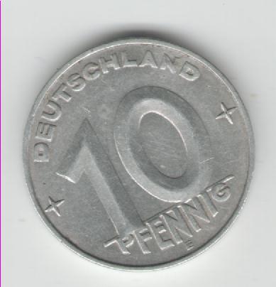  10 Pfennig DDR 1953 E (J 1507)(k205)   