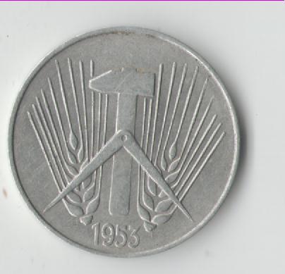  10 Pfennig DDR 1953 E (J 1507)(k205)   