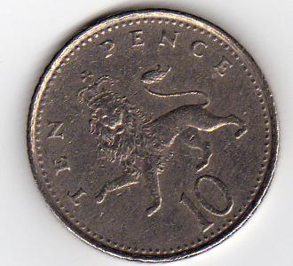  Großbritannien 10 Pence 1992   