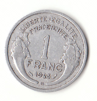 1 Franc Frankreich 1948 B (G538)