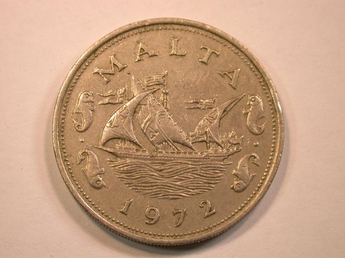  13011 Malta  10 Cents 1972 in ss   