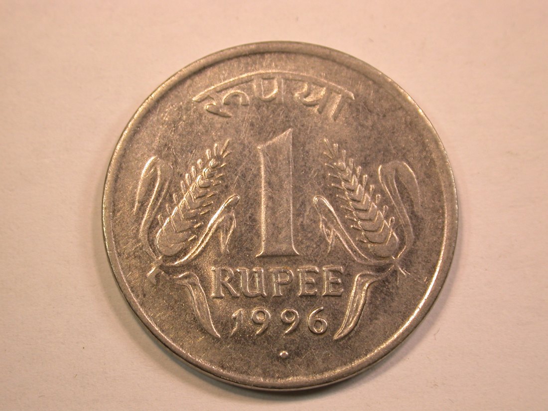  13011  Indien  1 Rupee 1996 in vz   