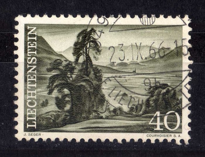  Liechtenstein 40,0c 1966 gestempelt / traumhaft (1)   