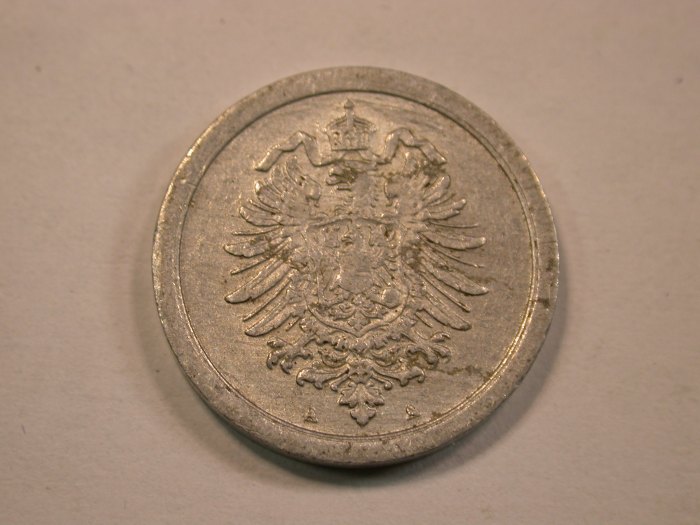  13402  Kaiserreich  1 Pfennig  1917 A in ss-vz  Orginalbilder   
