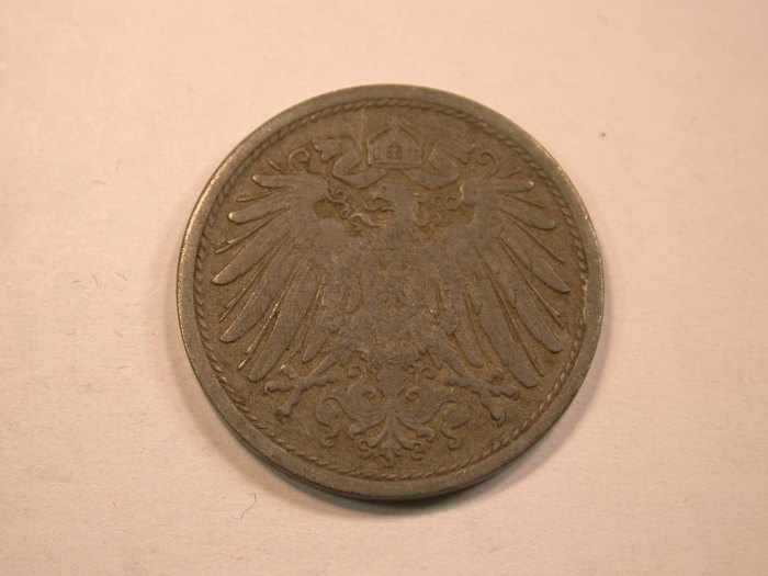  13403  Kaiserreich  10 Pfennig  1917 Ersatzmünze Zink  ss  Orginalbilder   