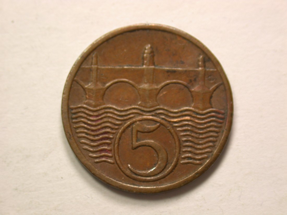 13407 CSSR 5 Heller 1938 in ss-vz Orginalbilder !!