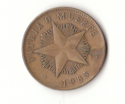  1 Peso Kuba 1985 (F538)   