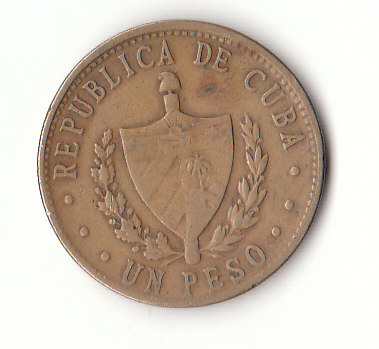  1 Peso Kuba 1985 (F538)   
