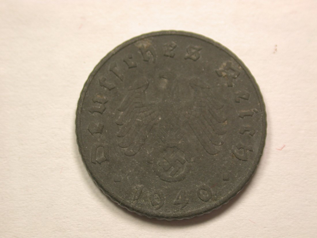 13408  3.Reich  5 Pfennig  1940 B in ss-vz   Orginalbilder   
