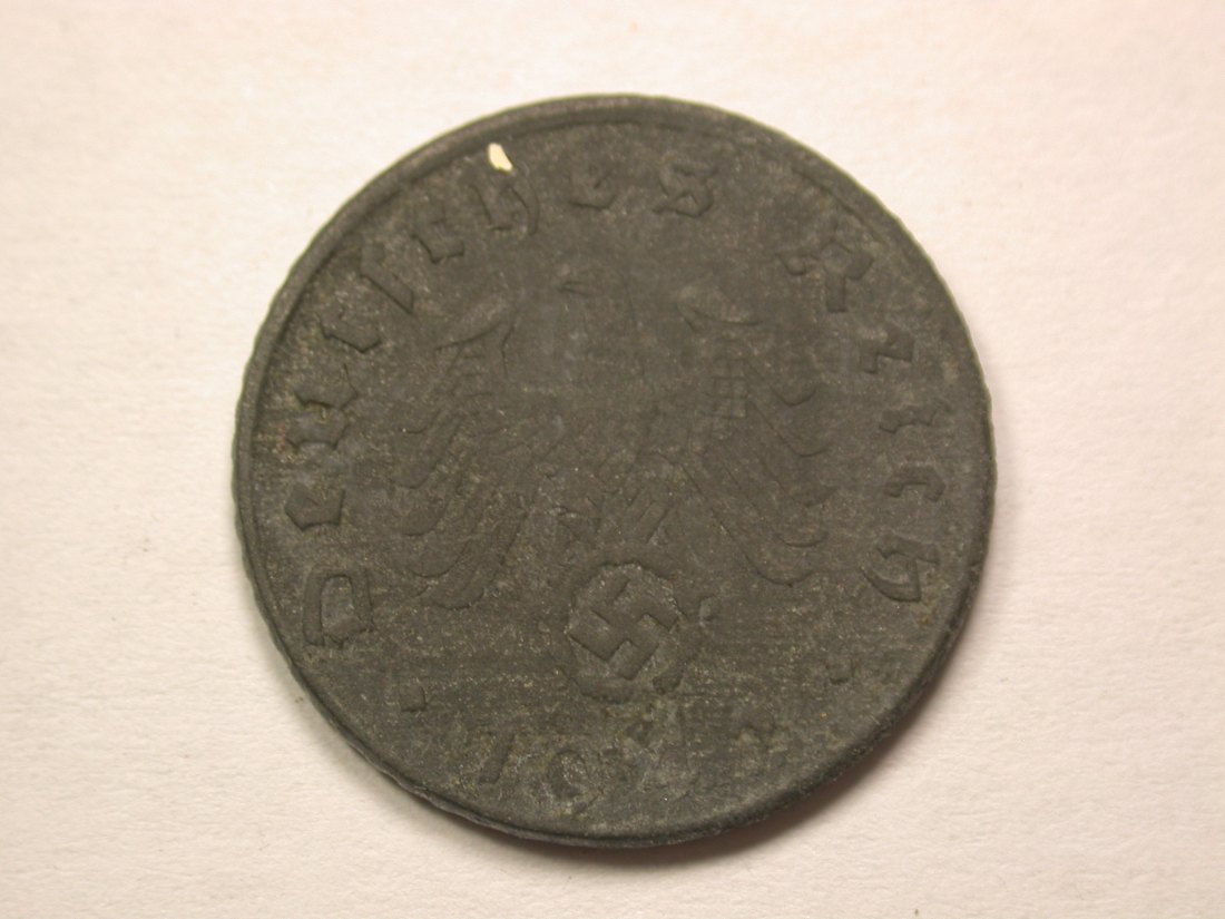  13408  3.Reich  5 Pfennig  1942 D in ss+   Orginalbilder   