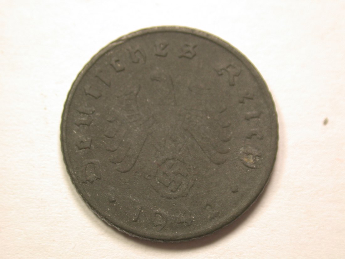  13408  3.Reich  5 Pfennig  1942 G in ss   Orginalbilder   