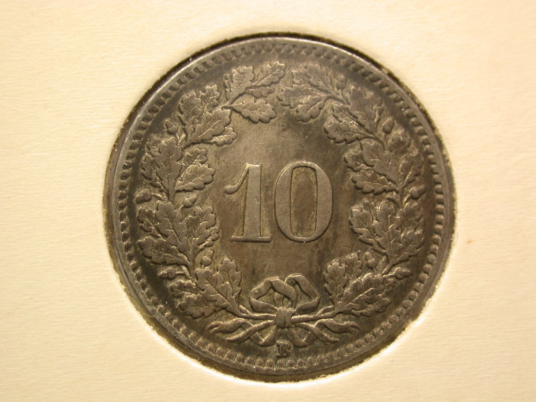  13207 Schweiz  10 Rappen 1922 in ss-vz Orginalbilder   