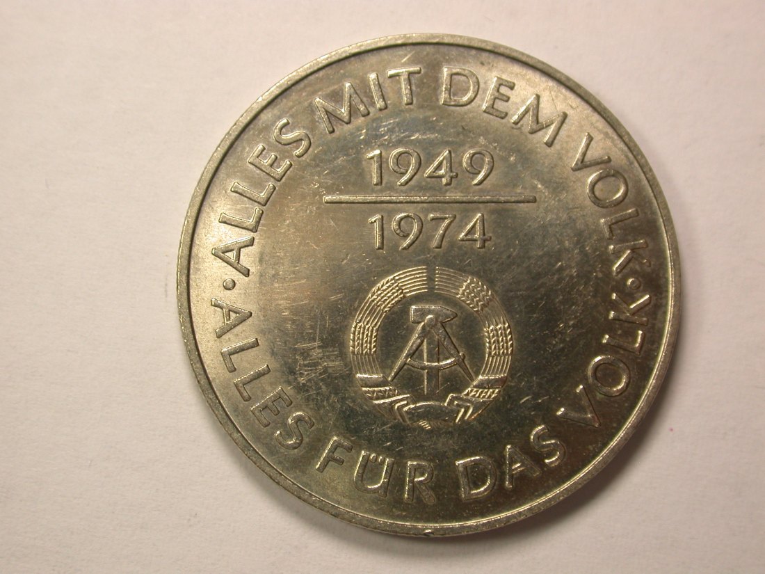 13208 DDR 10 Mark 1974 in vz/vz-st Orginalbilder