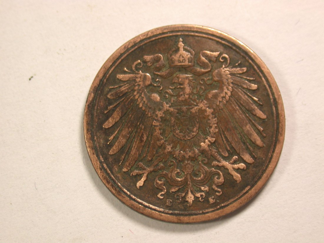  13410 KR  1 Pfennig  1894 F in sehr schön  Orginalbilder   