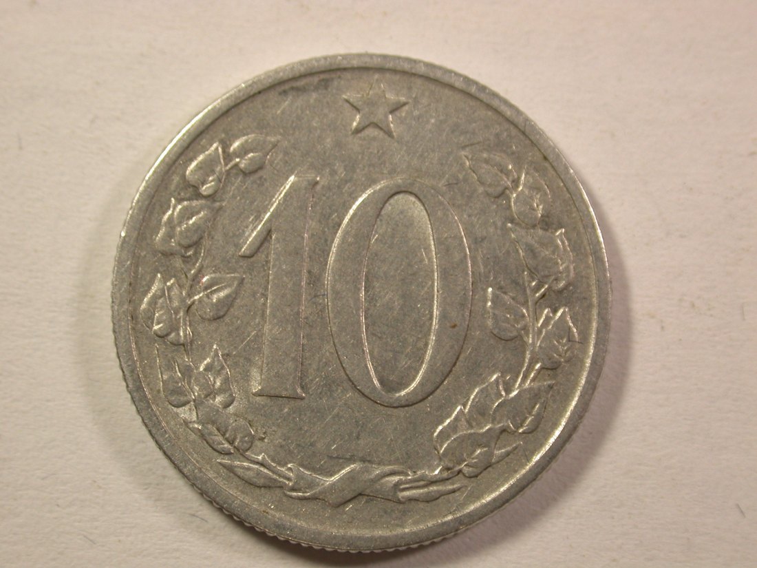 13412 CSSR 10 Heller 1963 in sehr schön+ Orginalbilder !!